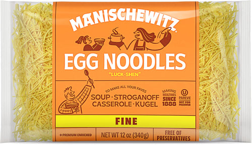Manischewitz Traditional Fine Egg Noodles, 12 oz