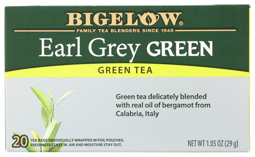 Bigelow Earl Grey Green Tea Bags, 20 Count