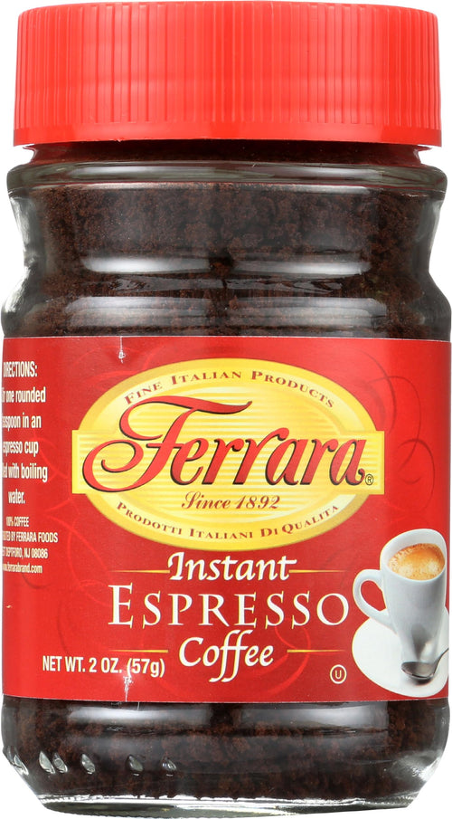 Ferrara Instant Espresso Coffee, 2 oz