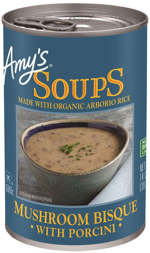 Amy's Mushroom Bisque with Porcini Soup, 14 oz