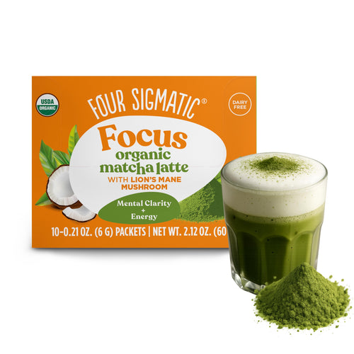 Four Sigmatic Mix Lion's Mane Organic Matcha Latte, 10 Count
