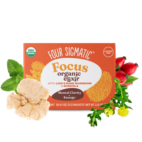 Four Sigmatic Lion's Mane Focus Elixir Mushroom Coffee Alternative (Pack of 20)