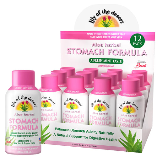 Lily of the Desert Stomach Formula Shot, 2 oz (Pack of 12)