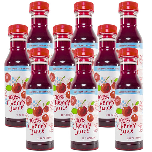 Cherry Bay Orchards Montmorency Tart Cherry Juice, 12 oz Bottles (Pack of 9)