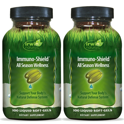 Irwin Naturals Immuno-Shield All Season Immune Support, 100 Count (Pack of 2)