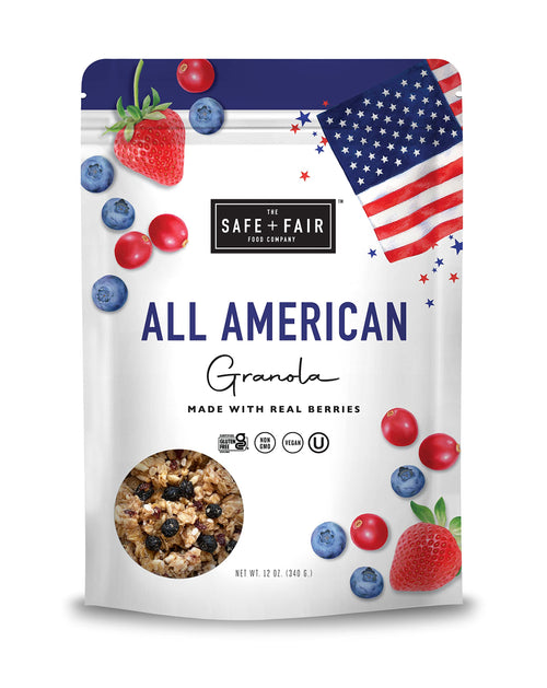 The Safe + Fair Food Company All American Granola, Gluten-Free, 12 oz