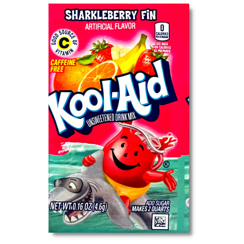 Kool-Aid Sharkleberry Fin Powdered Drink Mix (Pack of 48)