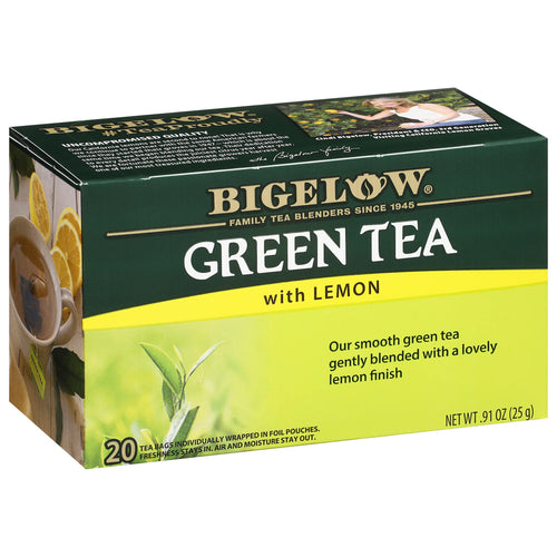 Bigelow Green Tea with Lemon, 20 Count