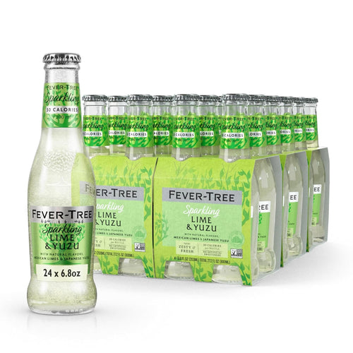 Fever-Tree Sparkling Lime & Yuzu Cocktail Mixer, 6.8 fl oz (Pack of 24)