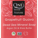 One With Nature Grapefruit Guava Bar Soap, 7 oz (200 g)