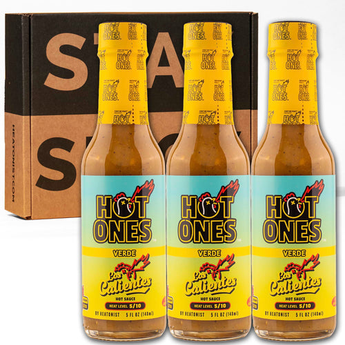 Hot Ones Los Calientes Verde Hot Sauce, 5 fl oz (Pack of 3)