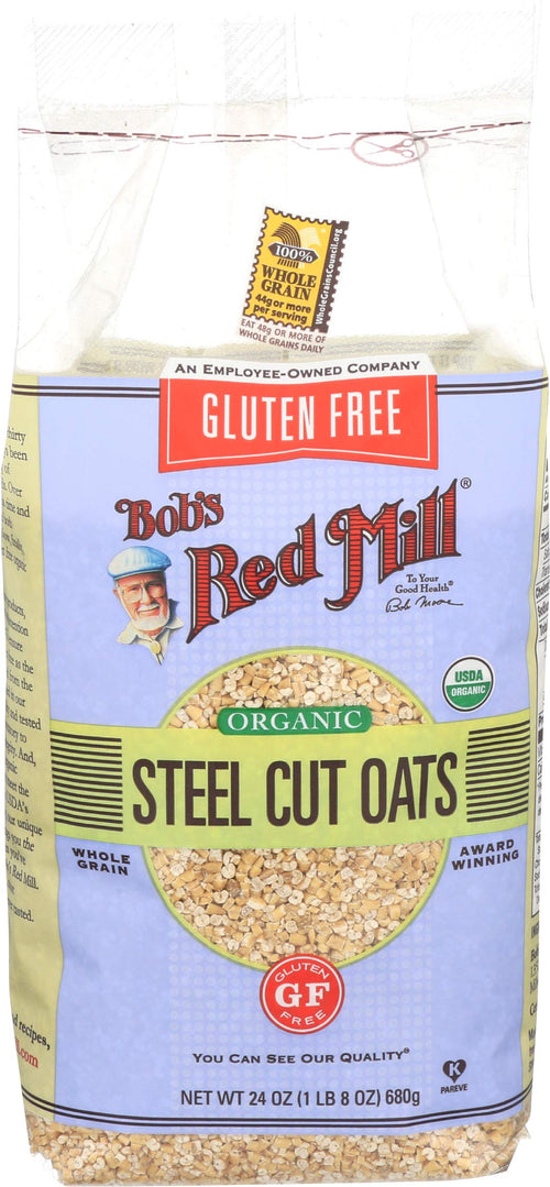 Bob's Red Mill Gluten-Free Organic Steel Cut Oats, 24 oz
