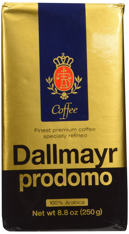 Dallmayr Prodomo Ground Coffee, Gold, 8.8 oz