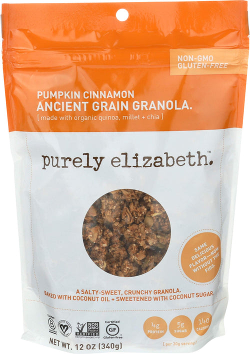 purely elizabeth Ancient Grain Granola, Pumpkin Cinnamon, 12 oz