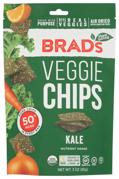 Brad's Raw Organic Gluten Free Kale Chips, 3 oz