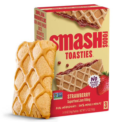 Smash Foods Smash Toasties, Strawberry, 5.7 oz