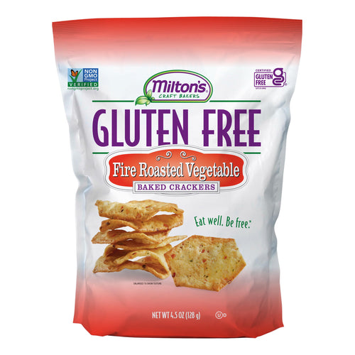 Milton's Craft Bakers Gluten-Free Fire Roasted Vegetable Crackers, 4.5 oz