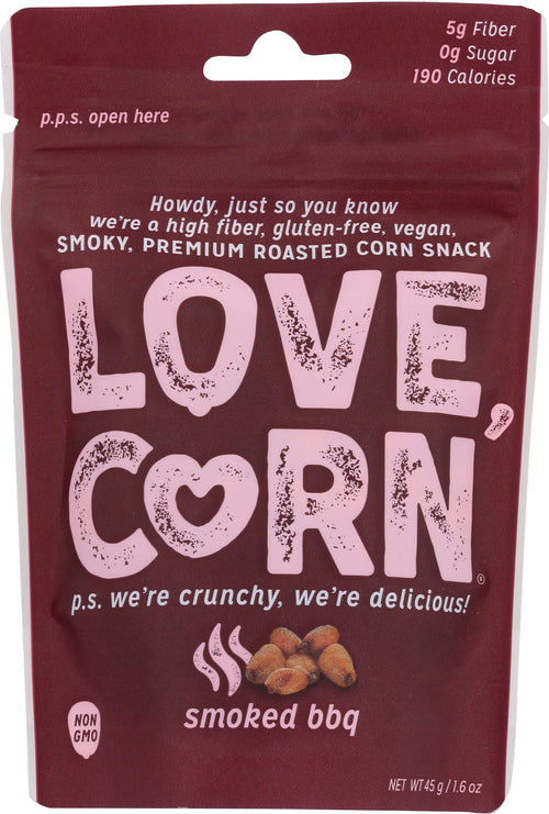 Love Corn Smoked BBQ Corn Nuts, 1.6 oz