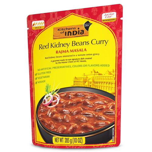Kitchens of India Ready To Eat Rajma Masala Red Kidney Bean Curry, 10 oz (Pack of 6)