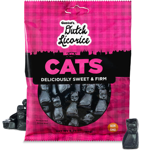 Gustaf's Sweet Dutch Licorice Cats, 5.2 oz