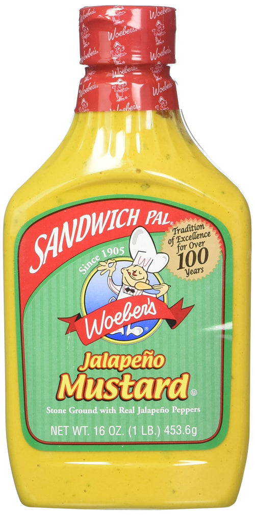 Woeber Sandwich Pal Jalapeno Mustard