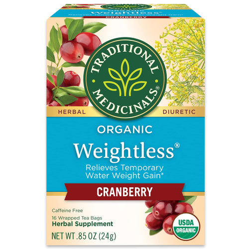Traditional Medicinals Weightless Cranberry Herbal Tea, 16 Count