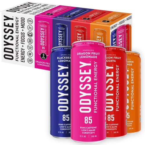 Odyssey Functional Energy Drink Variety Pack (Pack of 12)