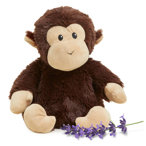 Warmies Microwavable Weighted Stuffed Animal, Chimp