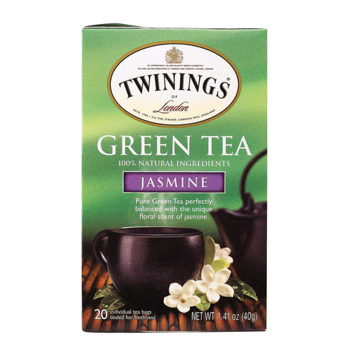 Twinings Jasmine Green Tea, 20 Count (Pack of 3)