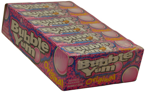 Bubble Yum Regular Bubble Gum, 5 Count (Pack of 18)