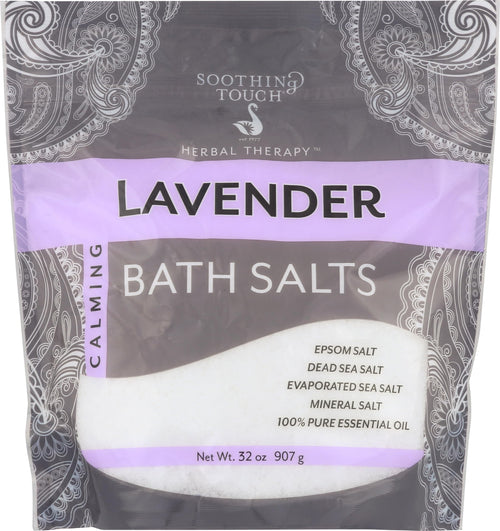 Soothing Touch Bath Salts, Lavender, 32 oz
