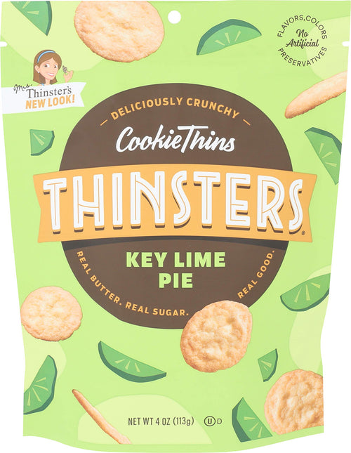 Thinsters Key Lime Pie Cookie Thins, 4 oz