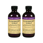 Honey Gardens Elderberry Syrup with Raw Honey and Propolis, 4 oz (Pack of 2)