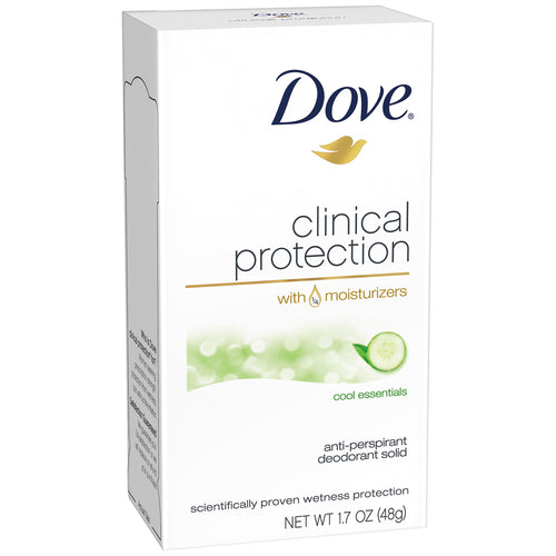 Dove Clinical Protection Cool Essentials Antiperspirant Deodorant, 1.7 oz