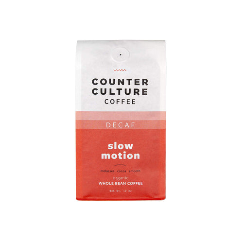 Counter Culture Slow Motion Decaf Whole Bean Organic Coffee, Medium Roast, 12 oz
