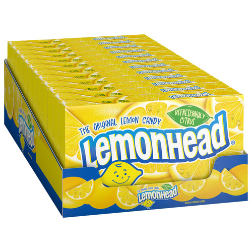 Lemonhead Hard Lemon Candy, 5 oz Theater Box (Pack of 12)
