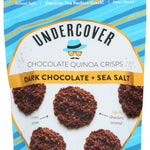 Undercover Snacks Dark Chocolate & Sea Salt Quinoa Crisps, 3 oz