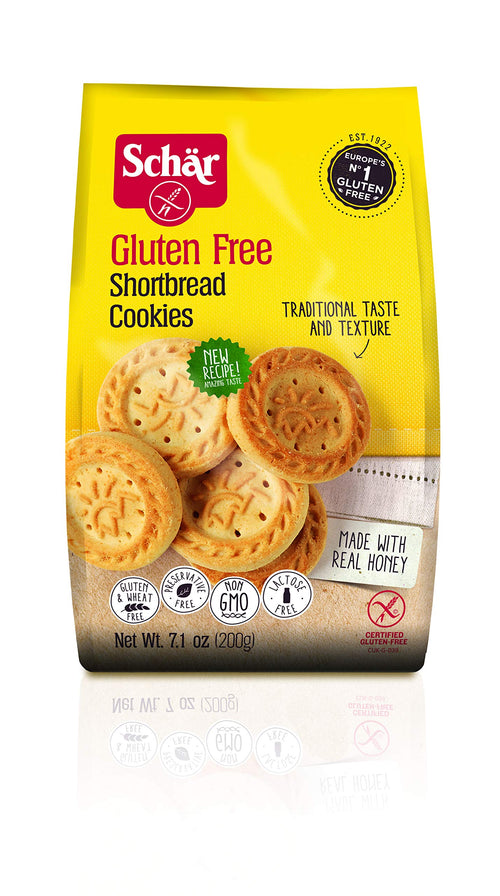 Schar Gluten-Free Shortbread Cookies, 7 oz (Pack of 6)