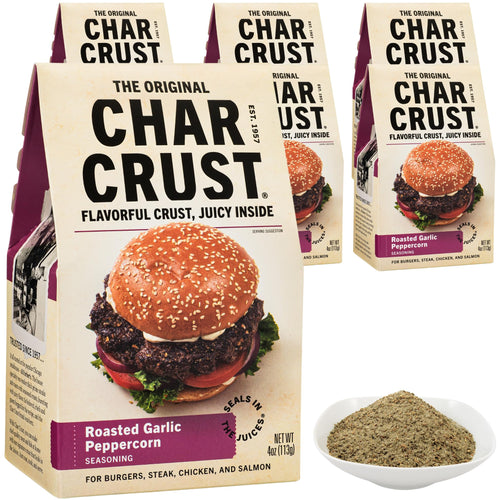 Char Crust Roasted Garlic Peppercorn Dry Rub Seasoning