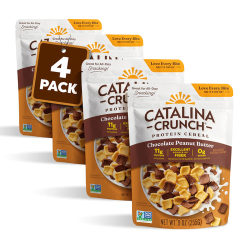Catalina Crunch Chocolate Peanut Butter Protein Cereal, 9 oz (Pack of 4)