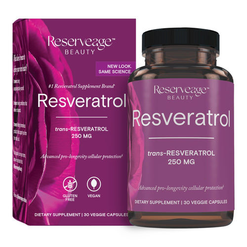 Reserveage Beauty Resveratrol 250 mg, 30 Capsules