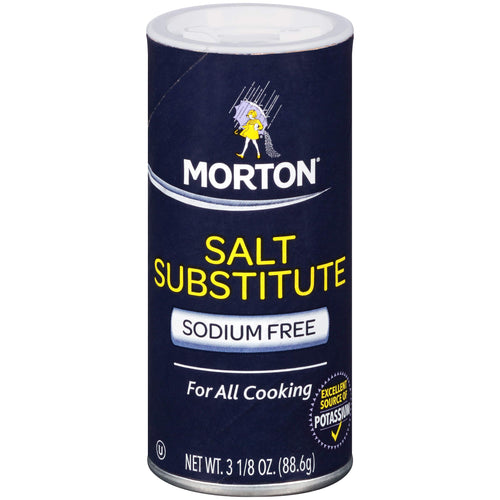 Morton Salt Substitute, Sodium Free, 3.125 oz (Pack of 6)