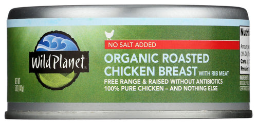 Wild Planet Organic Roasted Chicken Breast, 5 oz Can
