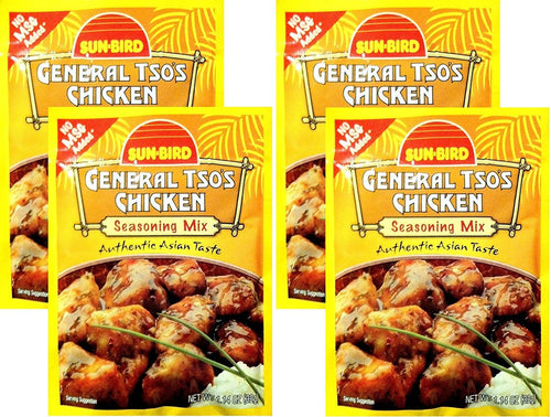 Sunbird General Tso's Chicken Seasoning Mix, 1.14 oz (Pack of 4)