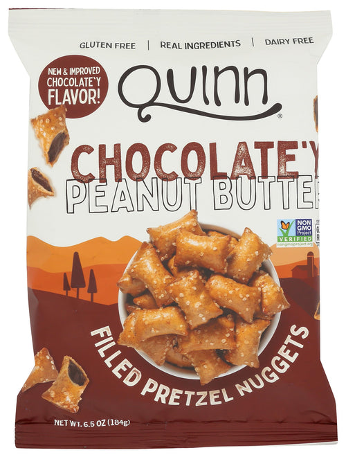 Quinn Peanut Butter and Chocolate Filled Nuggets, 6.5 oz
