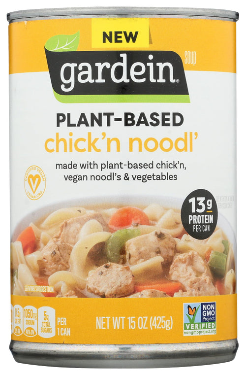 Gardein Plant-Based Chick'n Noodl' Soup, 15 oz