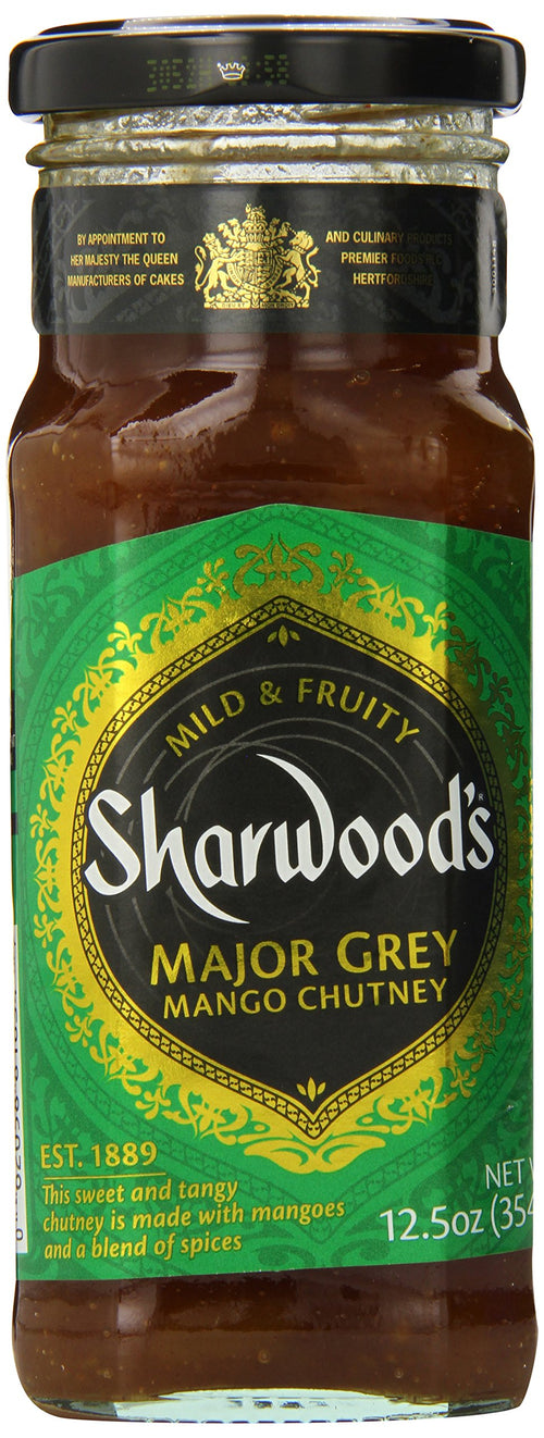 Sharwood's Major Grey Mango Chutney, 12.5 oz (Pack of 6)