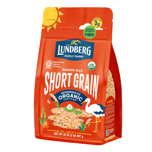 Lundberg Family Farms Organic Brown Short Grain Rice, 32 oz