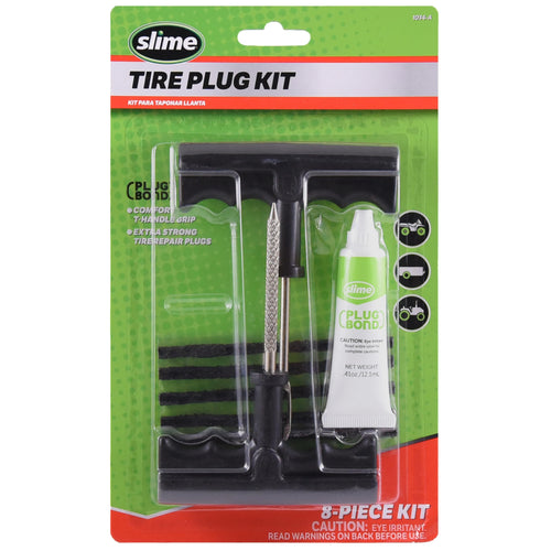Slime Tire Repair Reamer Plug Kit, Medium Heavy Duty (8 Piece Set)