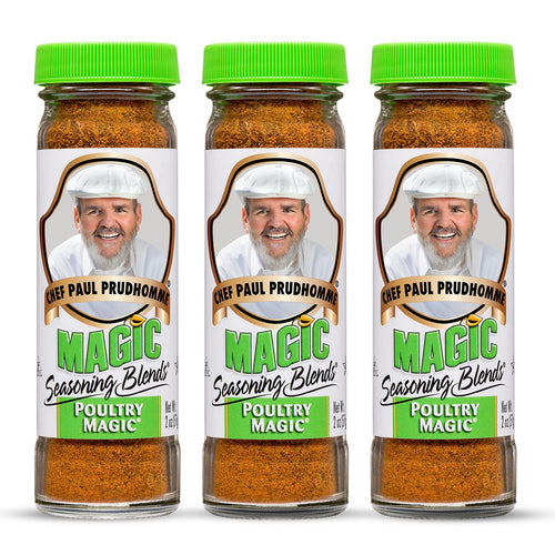Chef Paul Prudhomme's Poultry Magic Seasoning, 2 oz (Pack of 3)